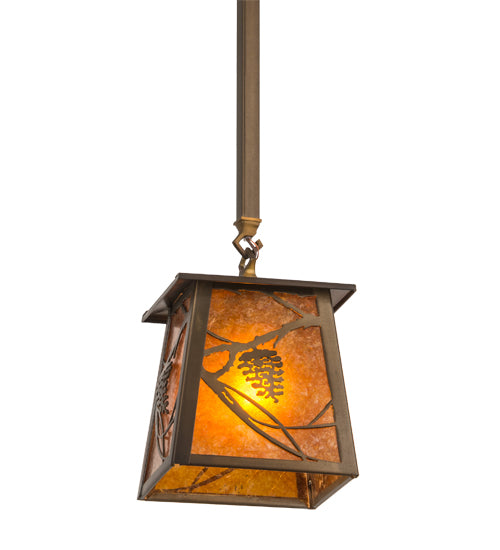 Meyda Tiffany Whispering Pines 187586 Pendant Light - Antique Copper