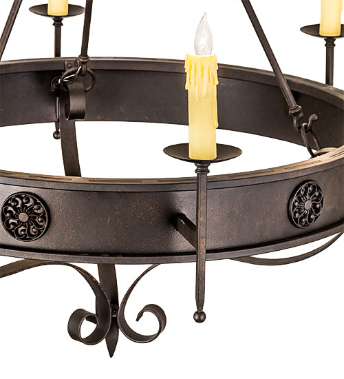 Meyda Tiffany Lorenzo 187705 Chandelier Light - Rust