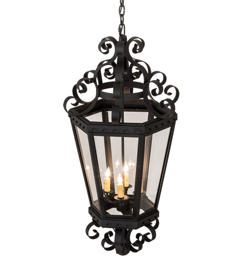 Meyda Tiffany Cadenza 187789 Pendant Light - Textured Black