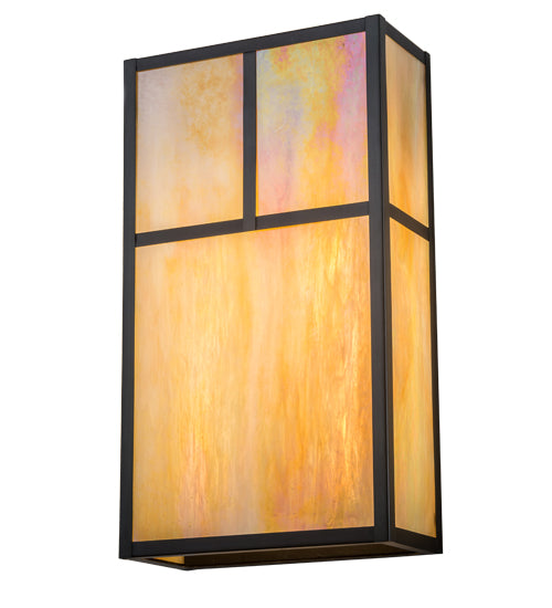 Meyda Tiffany Hyde Park 187851 Wall Light - Craftsman Brown