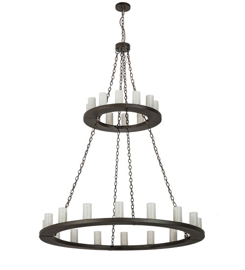 Meyda Tiffany Loxley 187925 Chandelier Light - Oil Rubbed Bronze