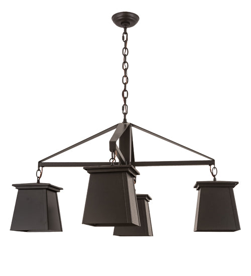 Meyda Tiffany Mission Midnight 188001 Chandelier Light - Timeless Bronze