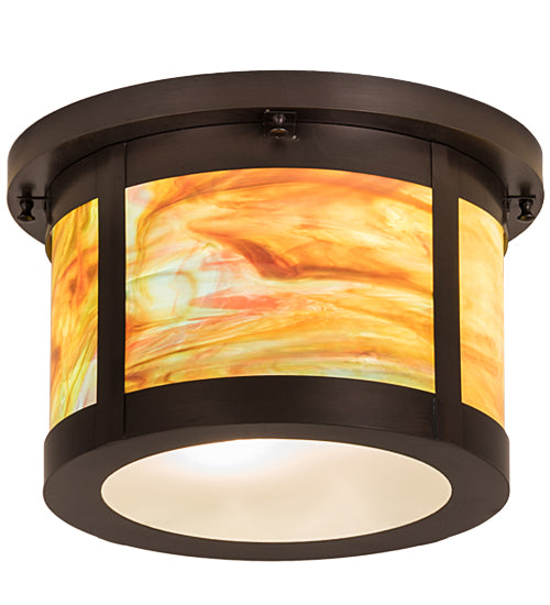 Meyda Tiffany Craftsman 188135 Ceiling Light - Craftsman Brown