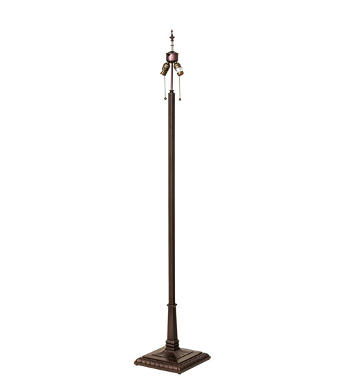 Meyda Tiffany Lighting 18817 Mission Two Light Floor Base Lamp Bronze / Dark