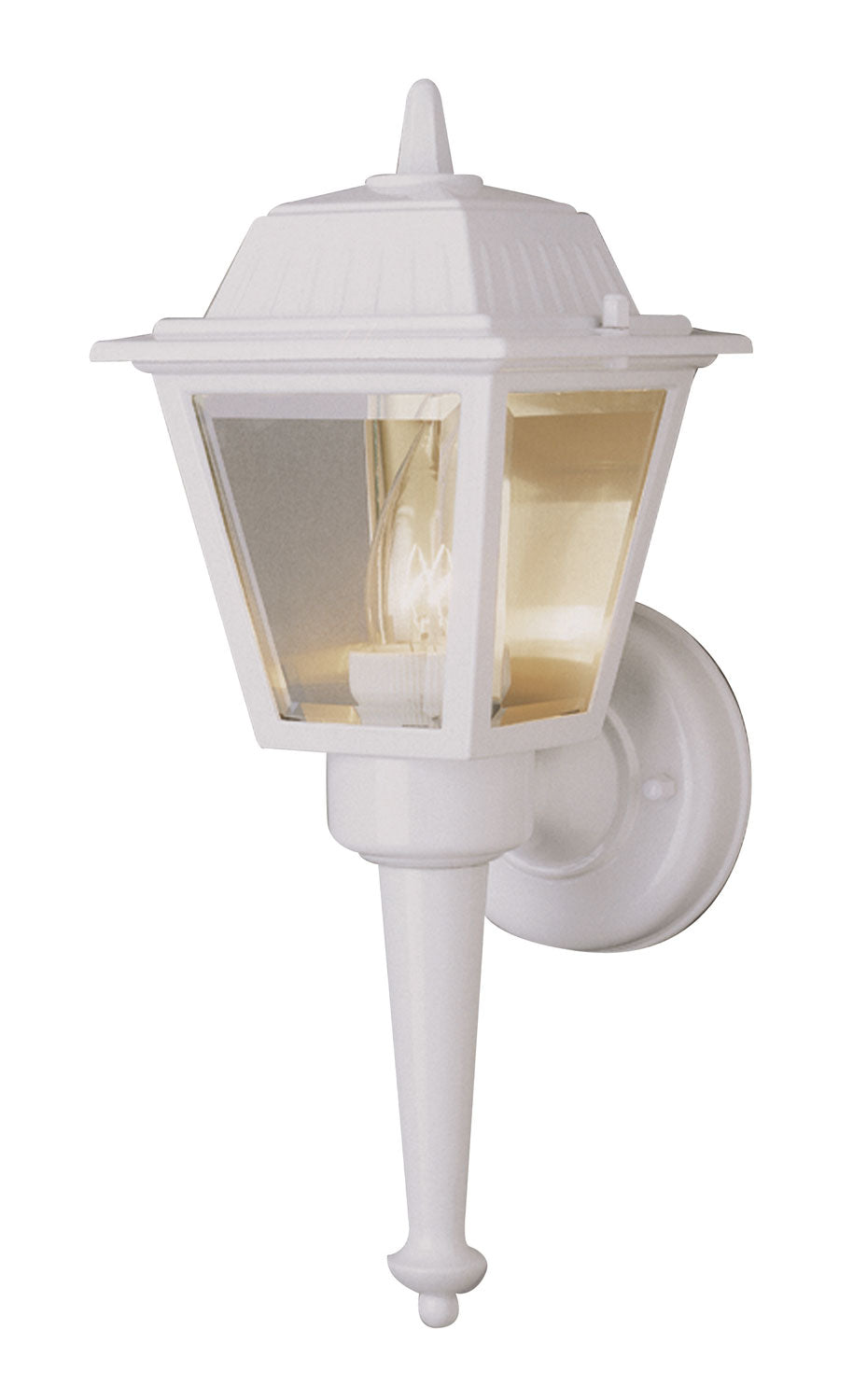 Trans Globe Imports 4005 WH Estate One Light Wall Lantern Outdoor White