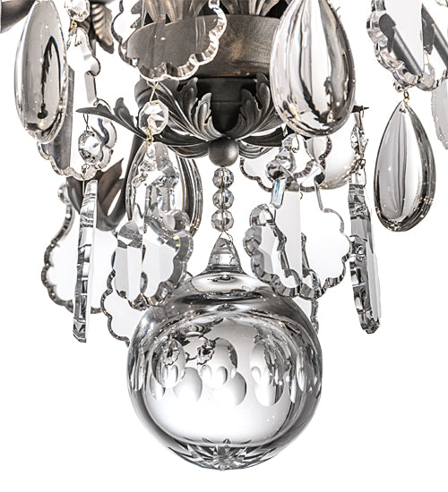 Meyda Tiffany French Elegance 188392 Chandelier Light - French Bronzed,Crystal