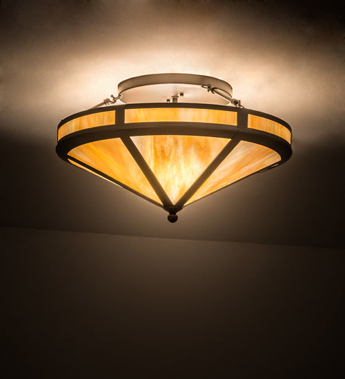 Meyda Tiffany Craftsman 188406 Ceiling Light - Timeless Bronze