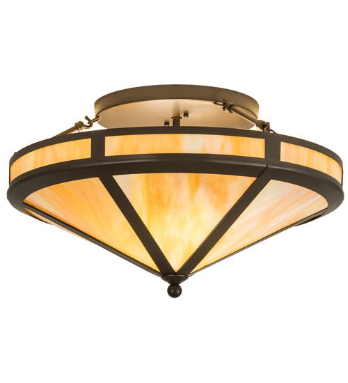 Meyda Tiffany Craftsman 188406 Ceiling Light - Timeless Bronze