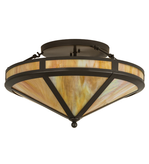 Meyda Tiffany Craftsman 188406 Ceiling Light - Timeless Bronze