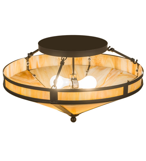 Meyda Tiffany Craftsman 188406 Ceiling Light - Timeless Bronze