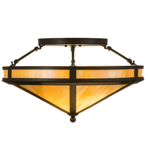 Meyda Tiffany Craftsman 188406 Ceiling Light - Timeless Bronze
