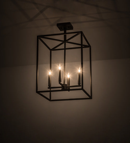 Meyda Tiffany Kitzi Box 188630 Pendant Light - Wrought Iron