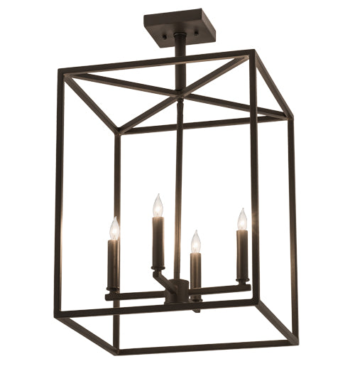 Meyda Tiffany Kitzi Box 188630 Pendant Light - Wrought Iron