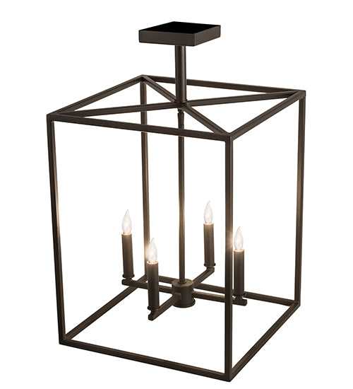 Meyda Tiffany Kitzi Box 188630 Pendant Light - Wrought Iron