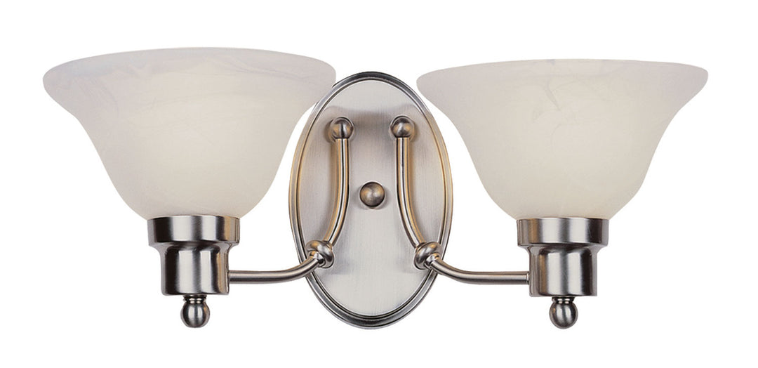 Trans Globe Imports Perkins 6542 BN Bath Vanity Light 16 in. wide - Brushed Nickel