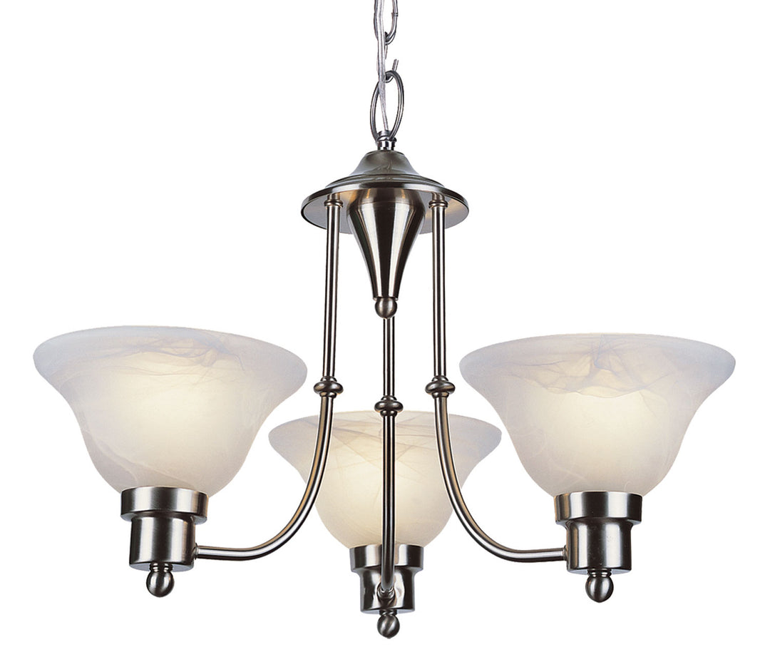 Trans Globe Imports Perkins 6544 BN Chandelier Light - Brushed Nickel