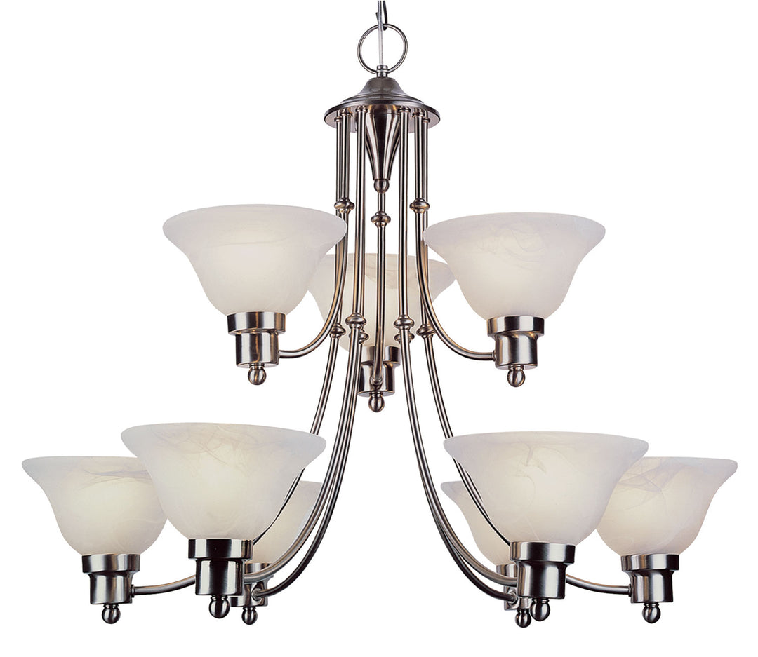 Trans Globe Imports Perkins 6549 BN Chandelier Light - Brushed Nickel