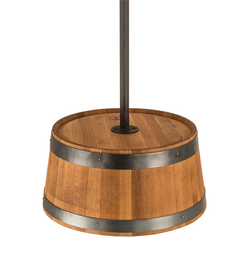 Meyda Tiffany Whiskey Barrel 188647 Pendant Light - Natural Wood