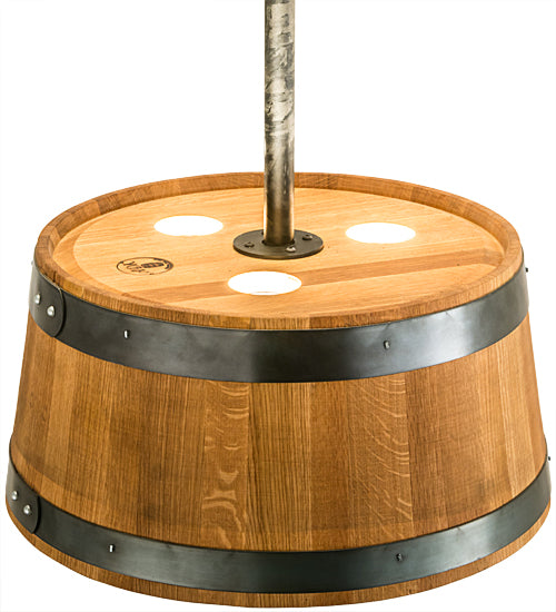 Meyda Tiffany Whiskey Barrel 188651 Pendant Light - Natural Wood