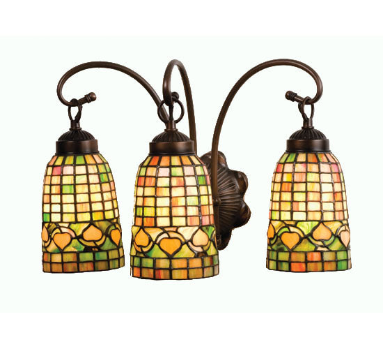 Meyda Tiffany Tiffany Acorn 18866 Bath Vanity Light 18 in. wide - Antique