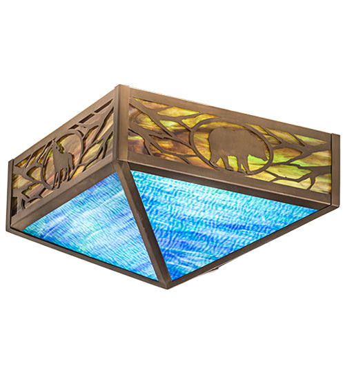 Meyda Tiffany Wildlife 188913 Ceiling Light - Antique Copper