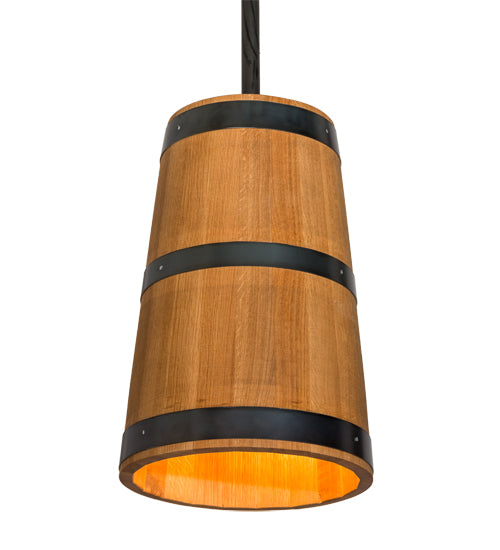 Meyda Tiffany Whiskey Barrel 188968 Pendant Light - Natural Wood