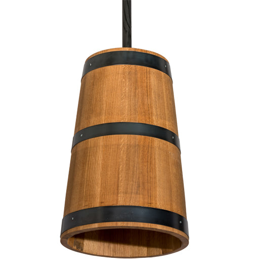 Meyda Tiffany Whiskey Barrel 188968 Pendant Light - Natural Wood