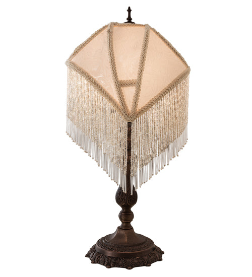 Meyda Tiffany Lighting 18916 Reverse Painted One Light Accent Lamp Lamp Bronze / Dark