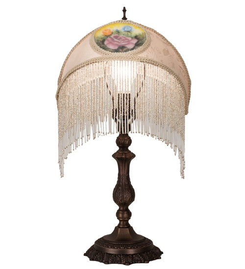 Meyda Tiffany Lighting 18916 Reverse Painted One Light Accent Lamp Lamp Bronze / Dark