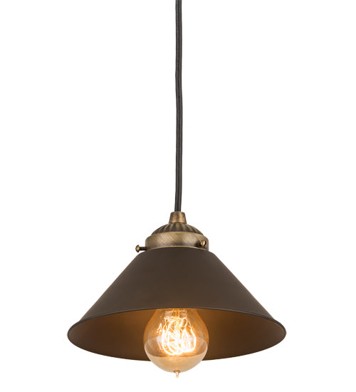 Meyda Tiffany Revival 189320 Pendant Light - Antique Brass, Oil Rubbed Bronze
