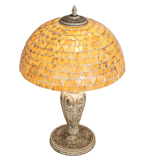 Meyda Tiffany Lighting 189411 Mosaic Dome One Light Table Lamp Lamp Gold, Champ, Gld Leaf