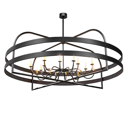 Meyda Tiffany Aldari 189467 Chandelier Light - Mahogany Bronze