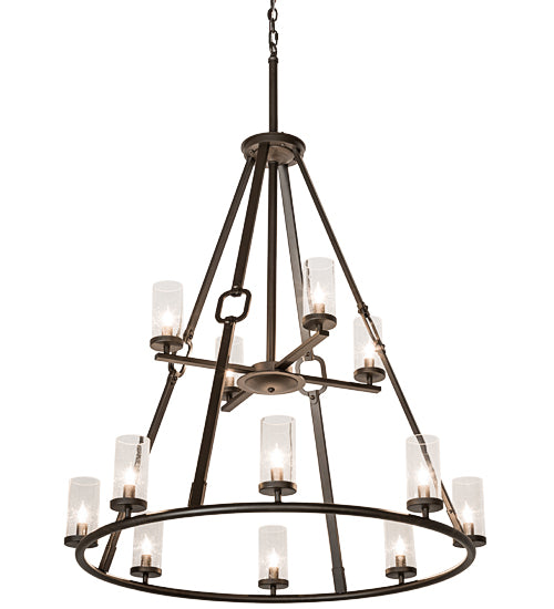 Meyda Tiffany Loxley 189559 Chandelier Light - Oil Rubbed Bronze