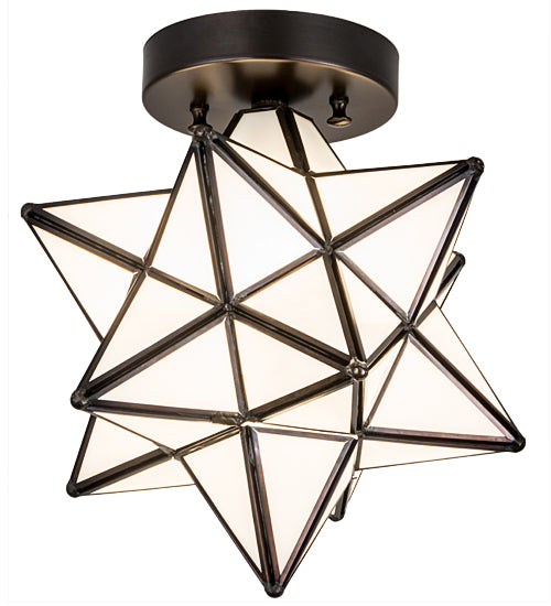 Meyda Tiffany Moravian Star 189645 Ceiling Light - Craftsman Brown