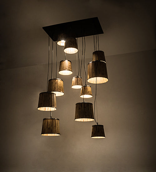 Meyda Tiffany Wine Barrel 189726 Pendant Light - Steel