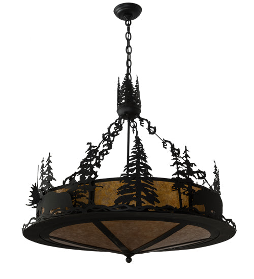 Meyda Tiffany Wildlife At Dusk 189730 Pendant Light - Textured Black