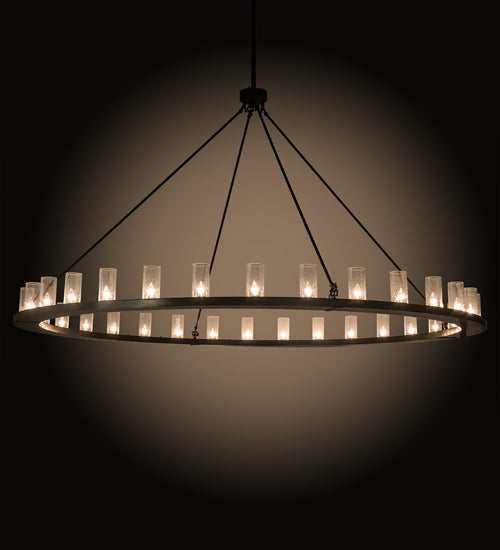 Meyda Tiffany Loxley 189798 Chandelier Light - Nickel