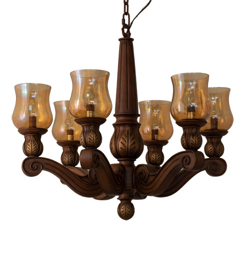 Meyda Tiffany Kendall 18983 Chandelier Light - Antique