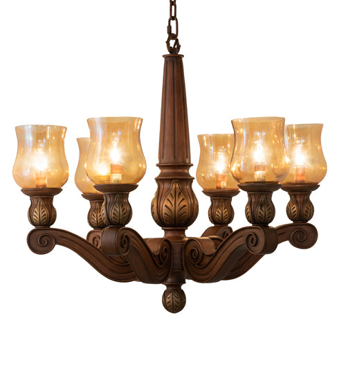 Meyda Tiffany Kendall 18983 Chandelier Light - Antique