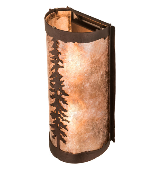 Meyda Tiffany Tall Pines 189847 Wall Light - Mahogany Bronze