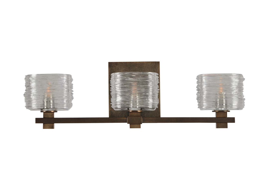 Kalco Clearwater 312133VBZ Bath Vanity Light 21 in. wide - Vintage Bronze