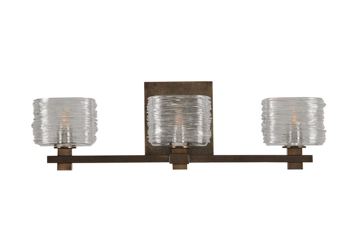 Kalco Clearwater 312133VBZ Bath Vanity Light 21 in. wide - Vintage Bronze