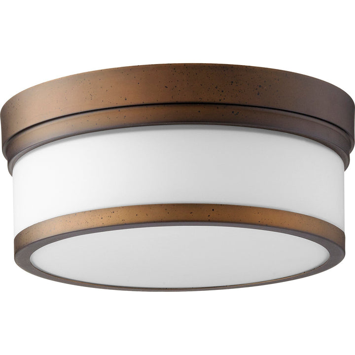 Quorum Celeste 3509-12-86 Ceiling Light - Oiled Bronze, Matte Black/Weathered Gray/