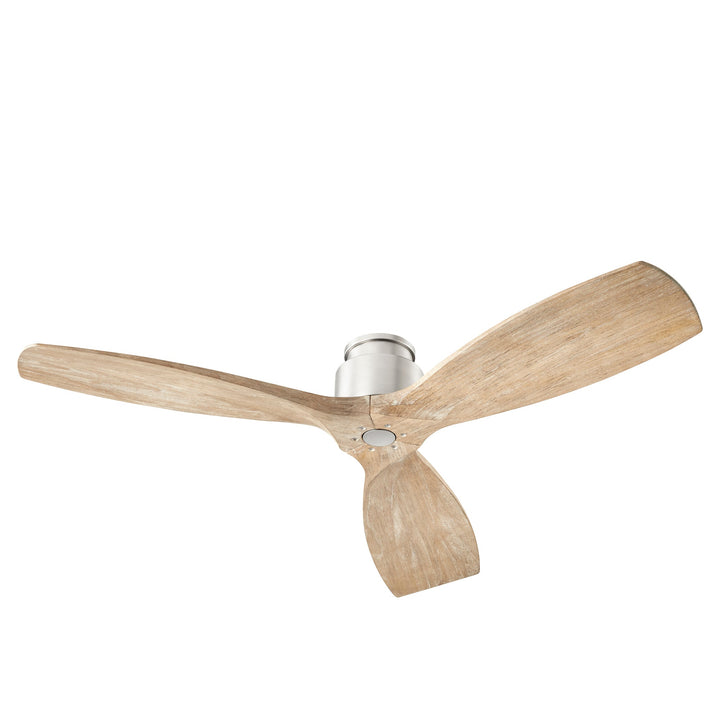 Quorum Lurus 30643-65 Ceiling Fan - Satin Nickel, Weathered Gray