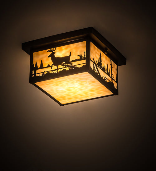 Meyda Tiffany Hyde Park 190005 Ceiling Light - Oil Rubbed Bronze