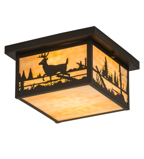 Meyda Tiffany Hyde Park 190005 Ceiling Light - Oil Rubbed Bronze