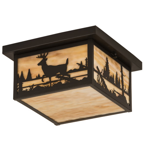 Meyda Tiffany Hyde Park 190005 Ceiling Light - Oil Rubbed Bronze