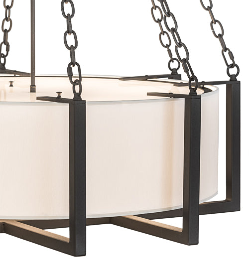Meyda Tiffany Cilindro 190118 Pendant Light - Wrought Iron