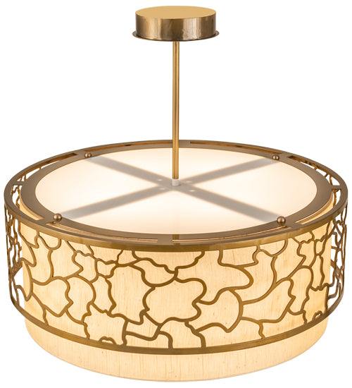 Meyda Tiffany Deserto Seco 190175 Chandelier Light - Brass Tint