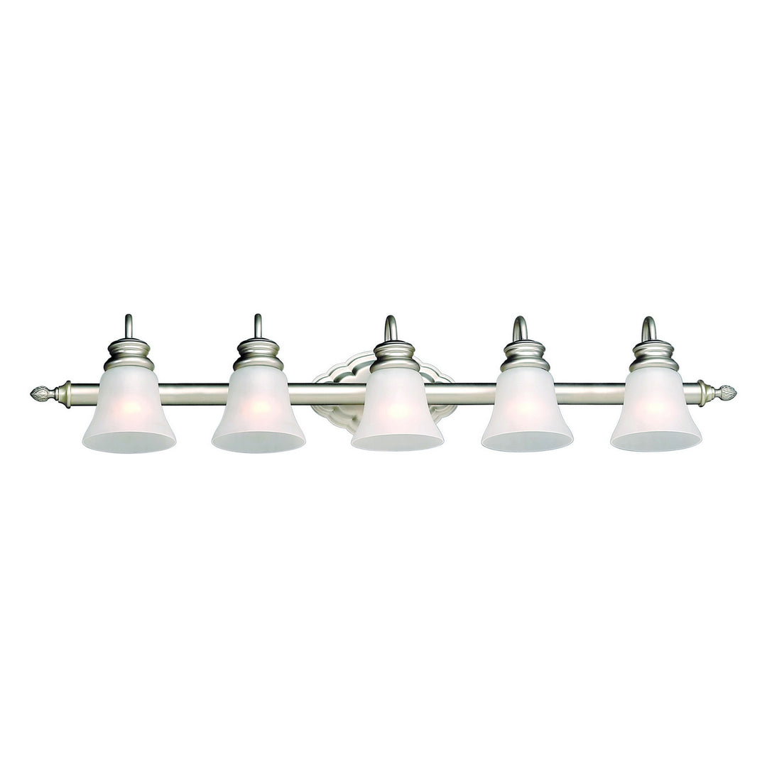 Forte 5018-05-55 Bath Vanity Light 40 in. wide - Brushed Nickel